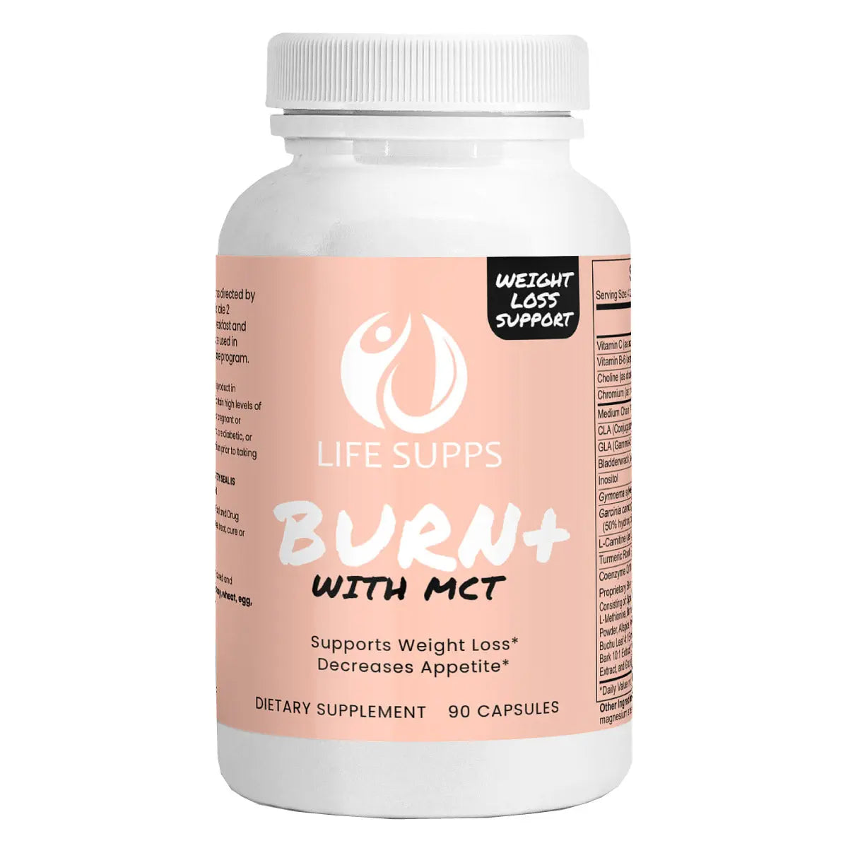 BURN+ with MCT Optimal Nutrition & Supps