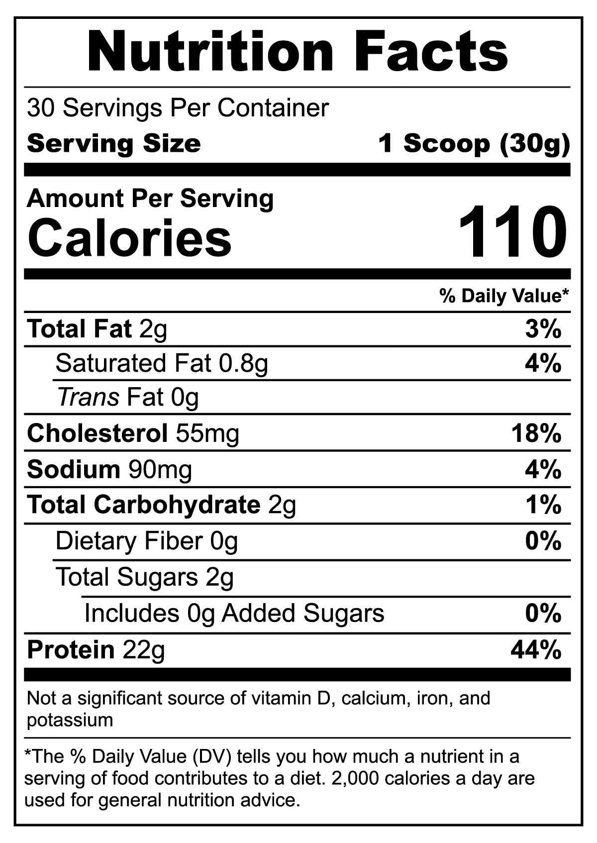 Natural Whey Protein Optimal Nutrition & Supps