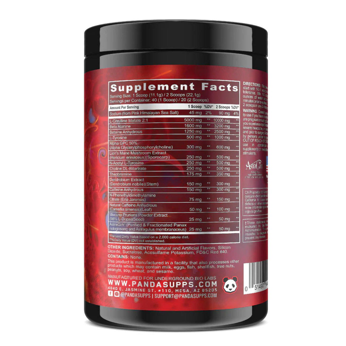 PANDA VS. GORILLA PRE Panda Supps