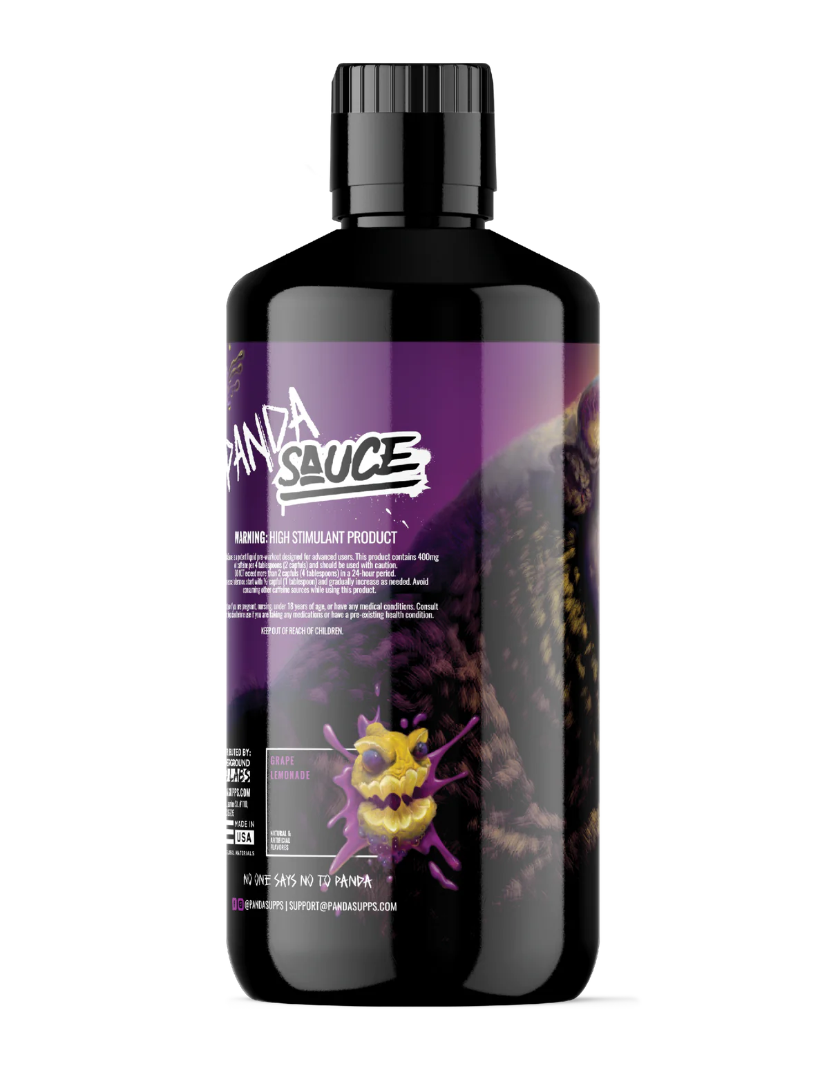 PANDA SAUCE | LIQUID PRE-WORKOUT Panda Supps