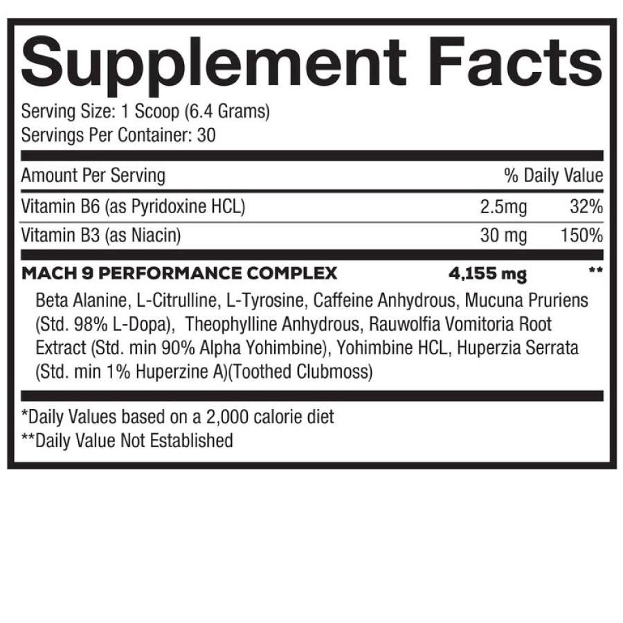 MACH 9 - Optimal Nutrition & Supps