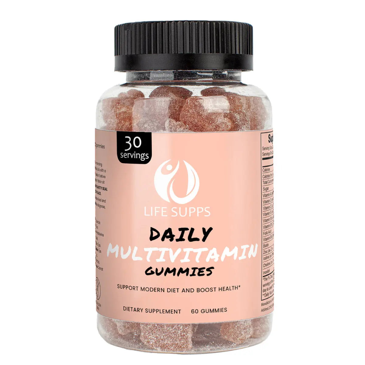 Daily Adult Multivitamin Gummies Optimal Nutrition & Supps