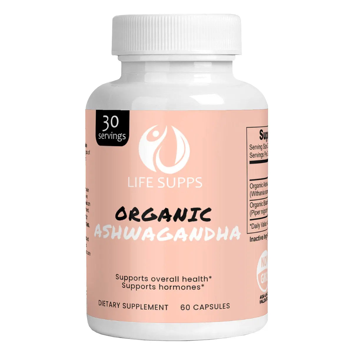 Organic Ashwagandha Root Optimal Nutrition & Supps