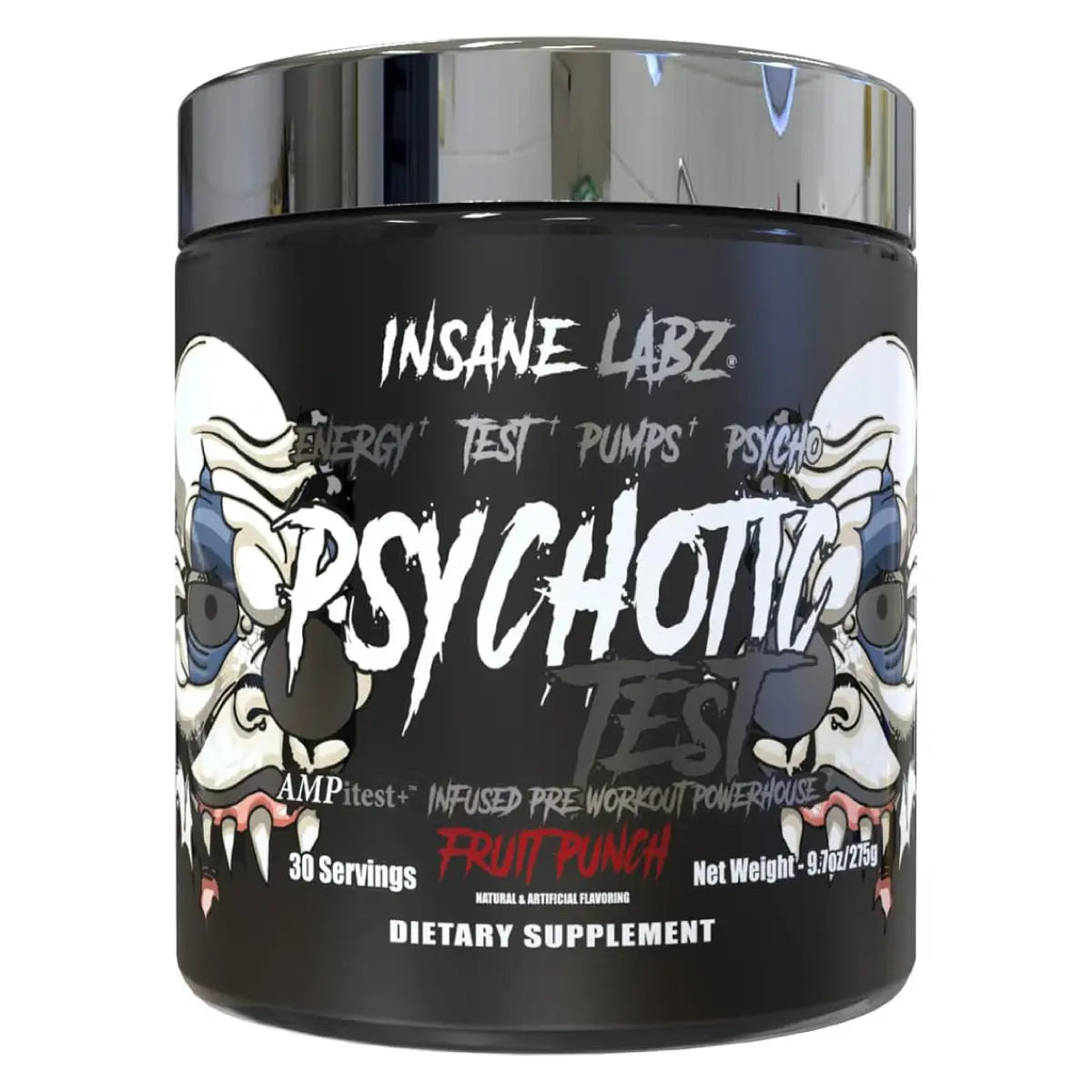 PSYCHOTIC TEST PRE-WORKOUT INSANE LABZ