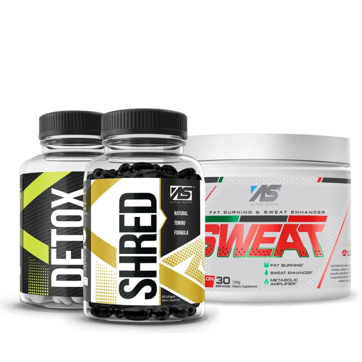 STIM FREE SHRED STACK alpha supps